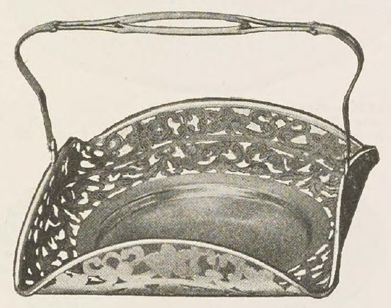 Catalog evidence for Cake, Sandwich or Roll Basket with Handle