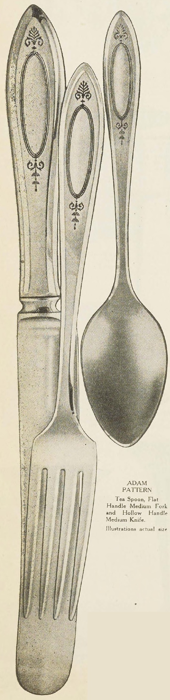 Catalog evidence for Adam Pattern Hollow Handle Medium Knives