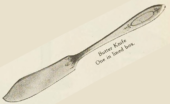 Catalog evidence for Adam Pattern Butter Knife