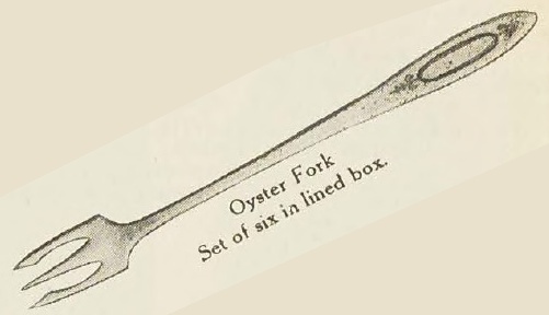 Catalog evidence for Adam Pattern Oyster Forks