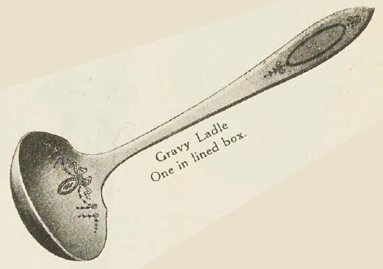 Catalog evidence for Adam Pattern Gravy Ladle