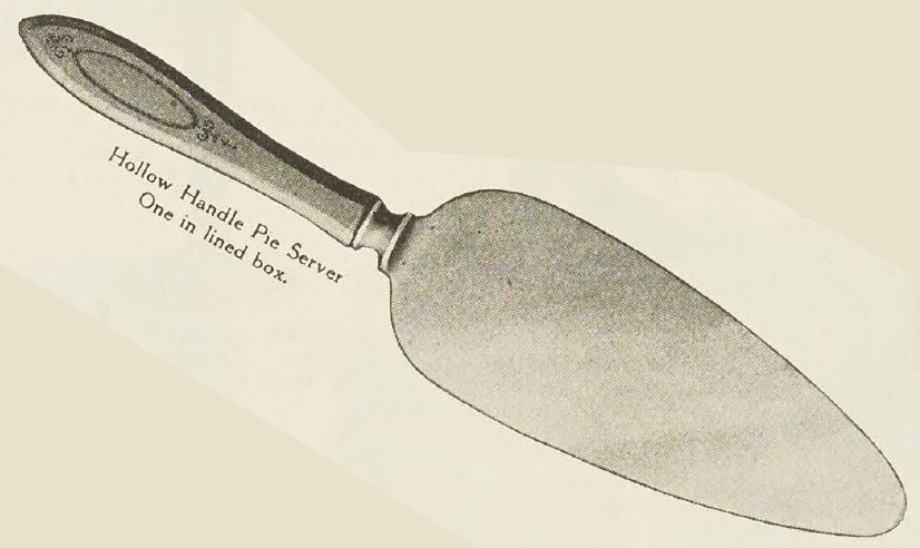 Catalog evidence for Adam Pattern Hollow Handle Pie Server
