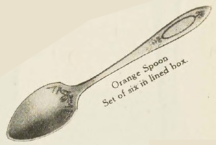 Catalog evidence for Adam Pattern Orange Spoons
