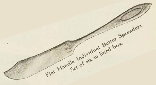 Catalog evidence for Adam Pattern Flat Handle Indiv. Butter Spreaders