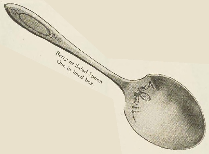 Catalog evidence for Adam Pattern Berry or Salad Spoon