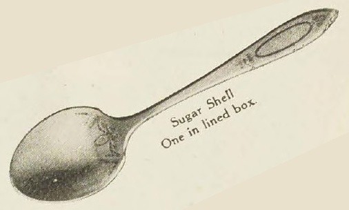 Catalog evidence for Adam Pattern Sugar Shell