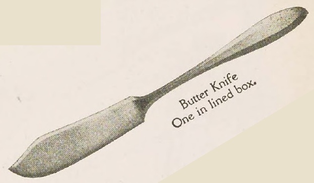 Catalog evidence for Patrician Pattern Butter Knife