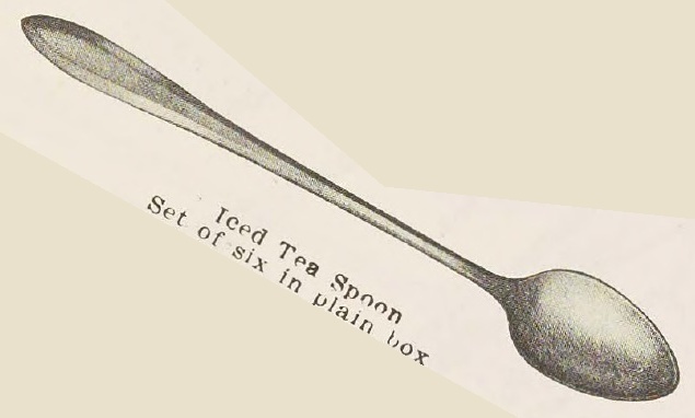 Catalog evidence for Patrician Pattern Iced Tea Spoons