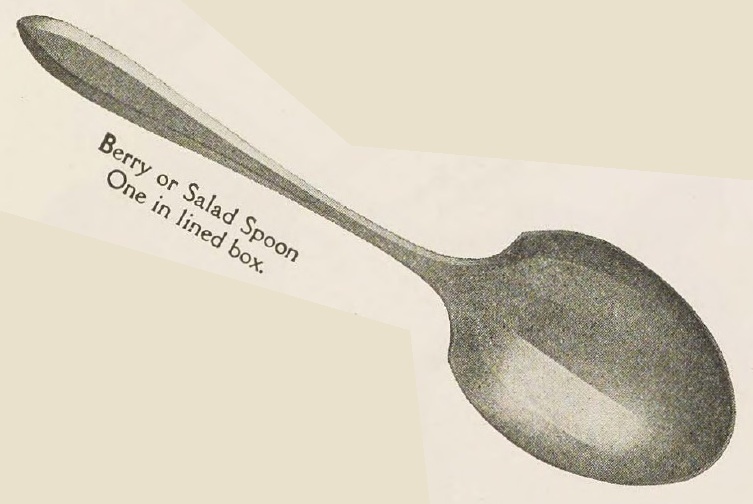 Catalog evidence for Patrician Pattern Berry or Salad Spoon
