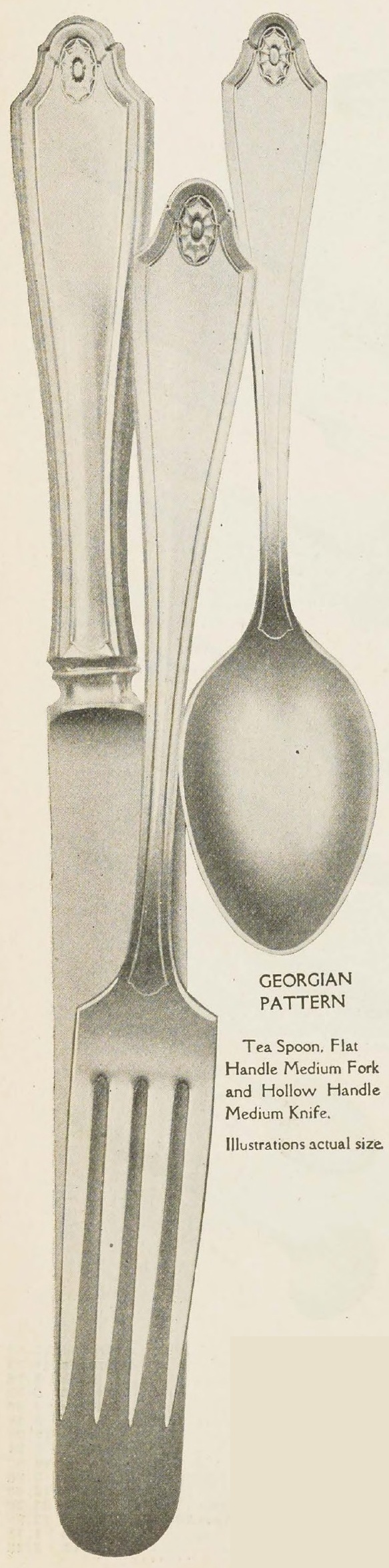 Catalog evidence for Georgian Pattern Tea Spoons