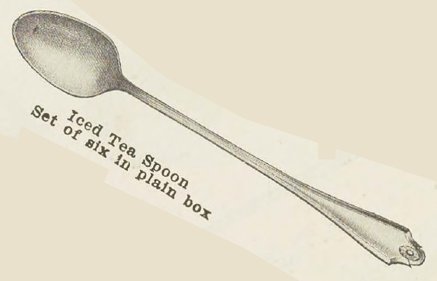 Catalog evidence for Georgian Pattern Iced Tea Spoons