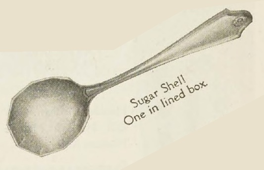 Catalog evidence for Georgian Pattern Sugar Shell