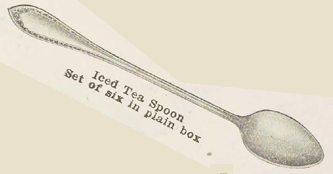 Catalog evidence for Sheraton Pattern Iced Tea Spoons