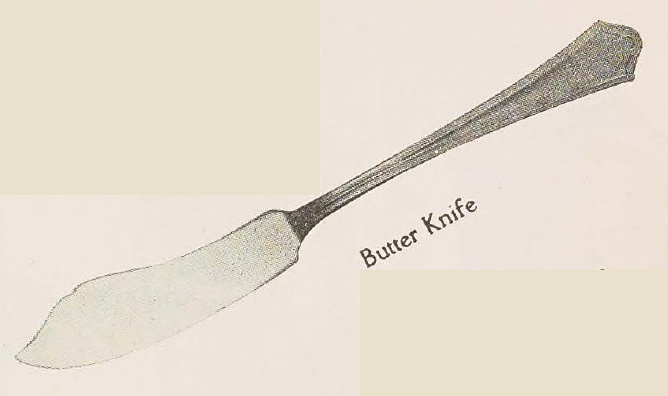 Catalog evidence for Vernon Pattern Butter Knife