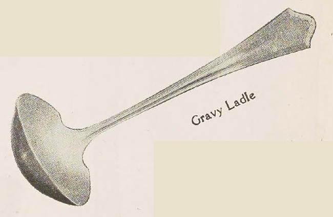 Catalog evidence for Vernon Pattern Gravy Ladles