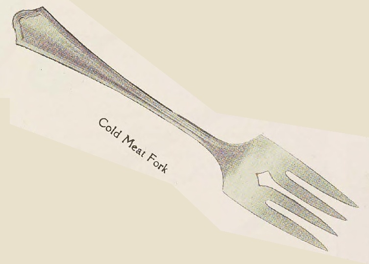 Catalog evidence for Vernon Pattern Cold Meat Fork