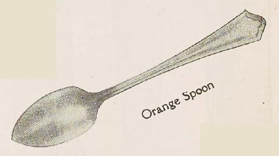 Catalog evidence for Vernon Pattern Orange Spoons