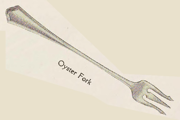 Catalog evidence for Vernon Pattern Oyster Forks