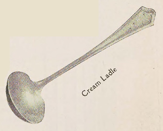 Catalog evidence for Vernon Pattern Cream Ladles