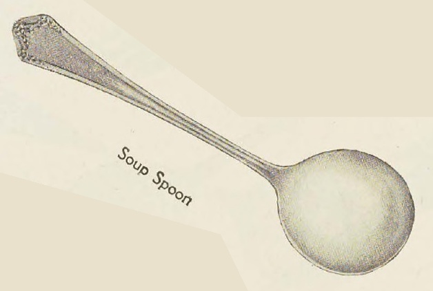 Catalog evidence for Primrose Pattern Soup Spoons