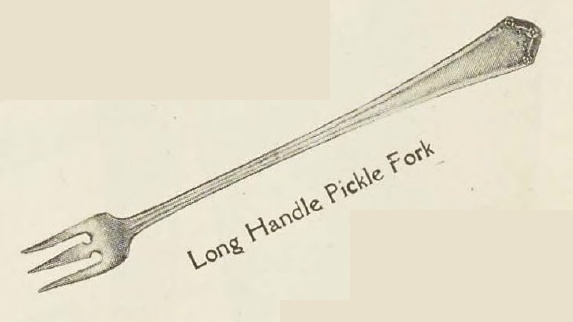 Catalog evidence for Primrose Pattern Pickle Forks