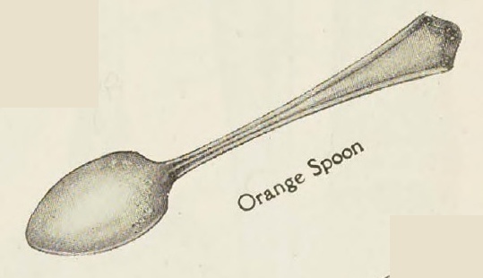 Catalog evidence for Primrose Pattern Orange Spoons