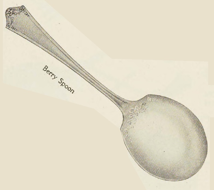 Catalog evidence for Primrose Pattern Berry Spoons