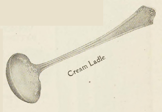 Catalog evidence for Primrose Pattern Cream Ladles