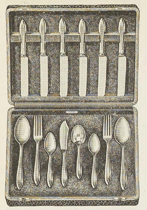 Catalog evidence for De Luxe Gift Chest — Patrician Pattern, 26 Pieces
