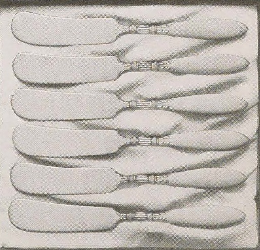 Catalog evidence for 1847 Rogers Bros. — Six Butter Spreaders, Flat Handle