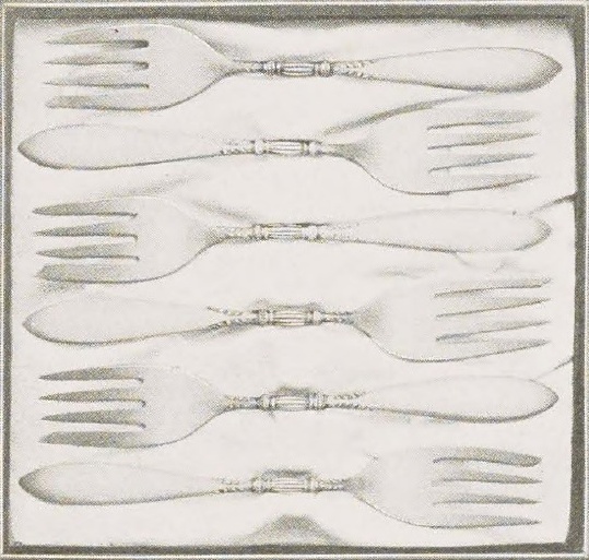 Catalog evidence for 1847 Rogers Bros. Queen Anne — Six Individual Salad Forks