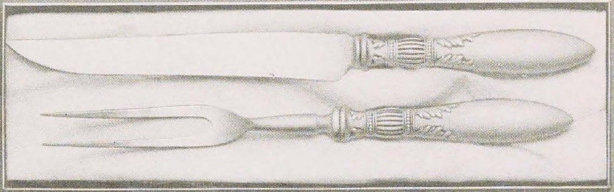 Catalog evidence for 1847 Rogers Bros. Queen Anne — Two-Piece Bird or Steak Set