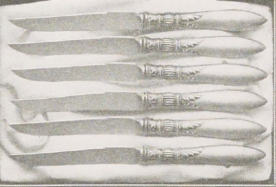 Catalog evidence for 1847 Rogers Bros. Queen Anne — Six Hollow-Handle No.1Fruit Knives