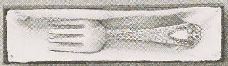 Catalog evidence for 1847 Rogers Bros. Heraldic — Baby Fork, Short Handle