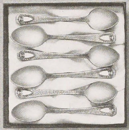 Catalog evidence for 1847 Rogers Bros. Heraldic — Six Coffee Spoons