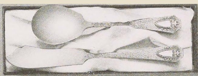 Catalog evidence for 1847 Rogers Bros. Heraldic — Butter Knife and Sugar Shell