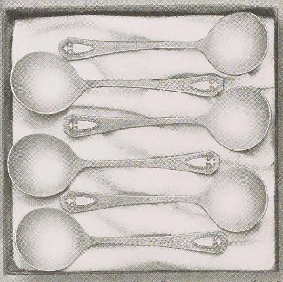 Catalog evidence for 1847 Rogers Bros. Heraldic — Six Bouillon Spoons