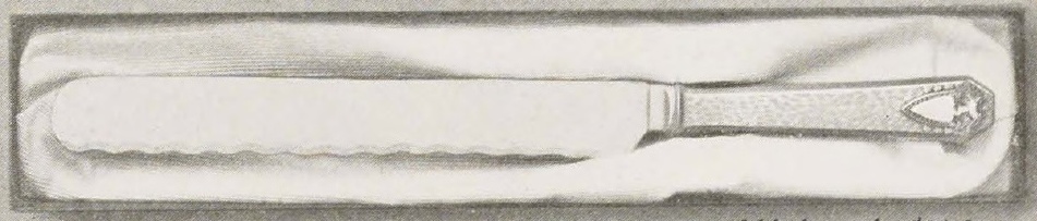 Catalog evidence for 1847 Rogers Bros. Heraldic — Cake Knife, Hollow Handle, No.2 Steel Blade