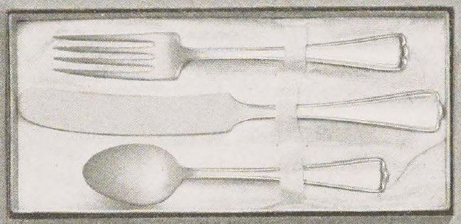 Catalog evidence for 1847 Rogers Bros. Cromwell — Child’s Set, Three Pieces