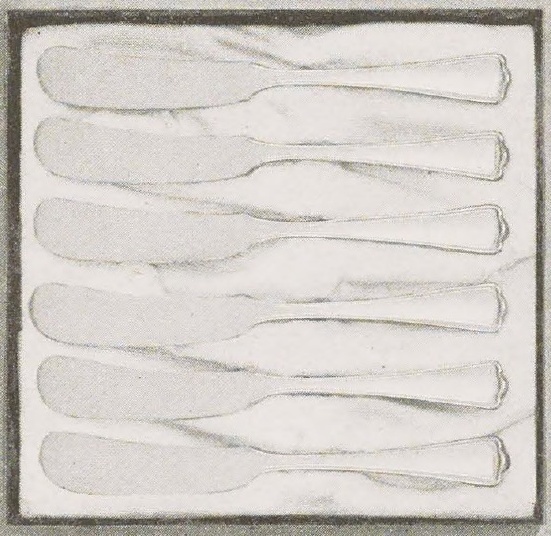 Catalog evidence for 1847 Rogers Bros. Cromwell — Six Butter Spreaders, Flat Handle