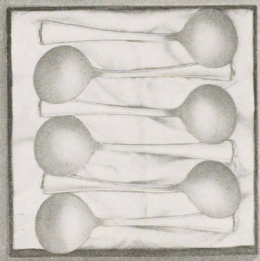 Catalog evidence for 1847 Rogers Bros. Cromwell — Six Bouillon Spoons