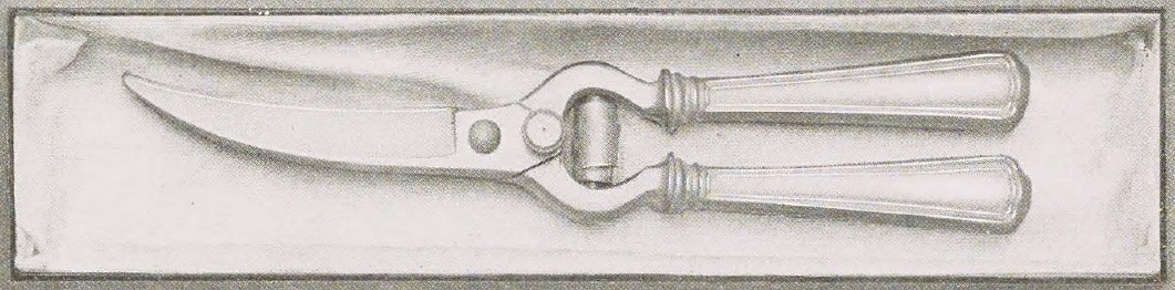 Catalog evidence for 1847 Rogers Bros. Cromwell — Poultry Shears, Hollow Handle