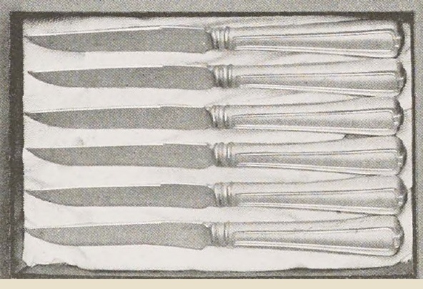 Catalog evidence for 1847 Rogers Bros. Cromwell — Six Hollow Handle No.1 Fruit Knives