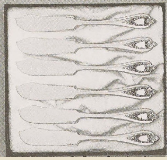 Catalog evidence for 1847 Rogers Bros. Old Colony — Six Butter Spreaders, Flat Handle
