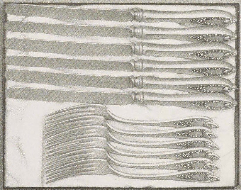 Catalog evidence for 1847 Rogers Bros. Old Colony — Six Hollow Handle Medium Knives and Six Flat Handle Medium Forks