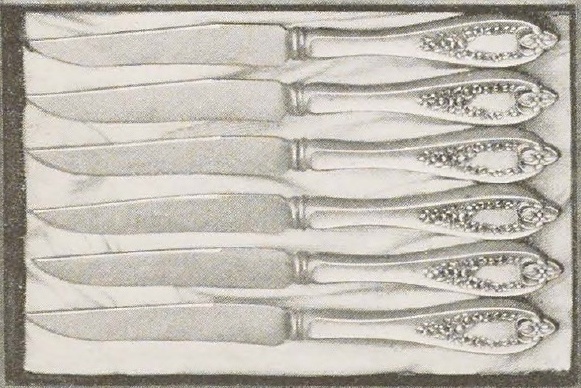 Catalog evidence for 1847 Rogers Bros. Old Colony — Six Hollow Handle No. 1 Fruit Knives