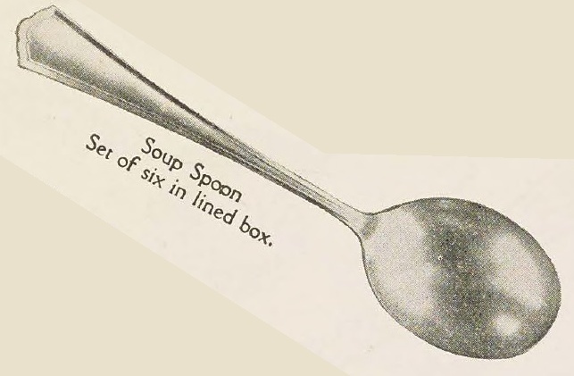 Catalog evidence for R. Wallace & Sons. — Hudson — Soup Spoons