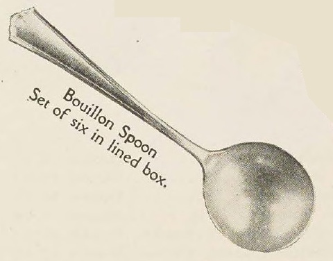 Catalog evidence for R. Wallace & Sons. — Hudson — Bouillon Spoons