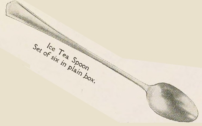 Catalog evidence for R. Wallace & Sons. — Hudson — Iced Tea Spoons