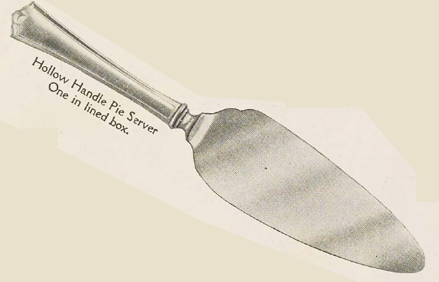 Catalog evidence for R. Wallace & Sons. — Hudson — Hollow Handle Pie Server
